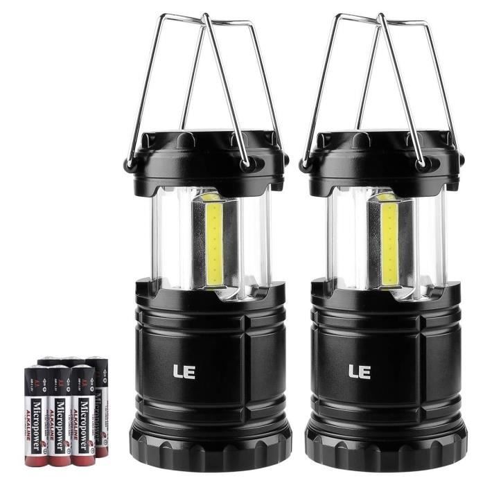 Camping Lanterne Multifonctionnel Lumière DEL Tube avec 5 Réglage de la luminosité mode