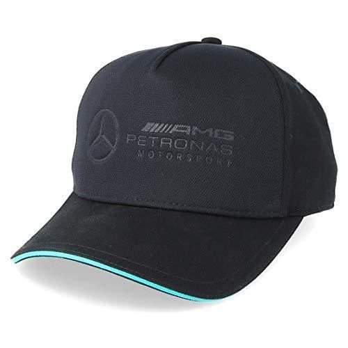 Mercedes Casquette AMG Petronas 2018 pour supporter noire avec broderie noire