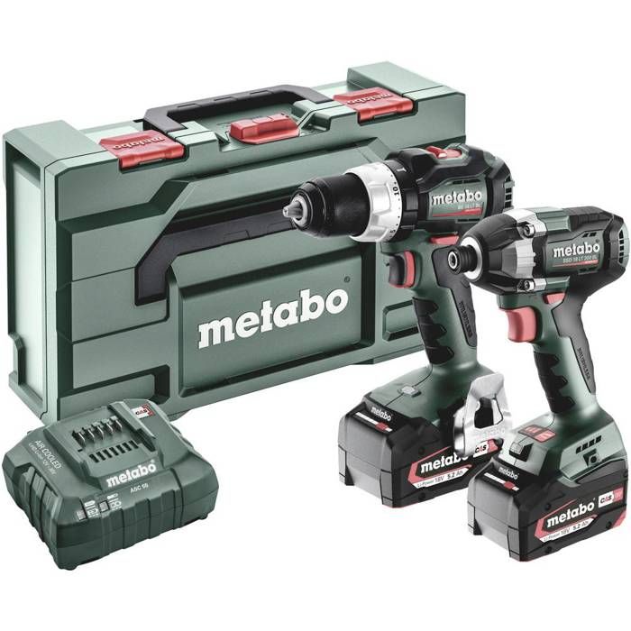 Perceuse visseuse sans fil Metabo BSLBL+SSD200LTBL 18V Batterie Fournie Professionnelle - vue 1