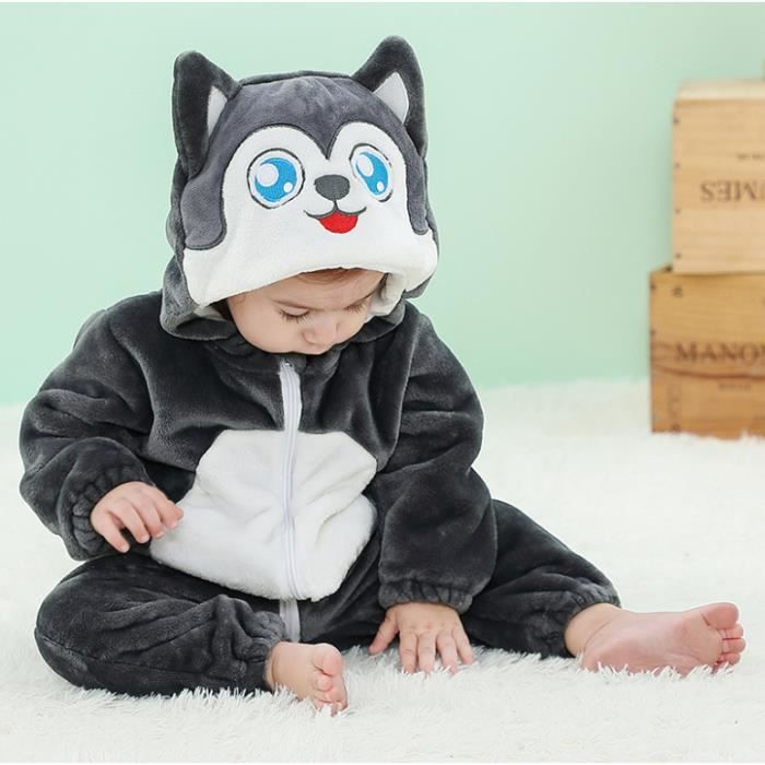 Combinaison d'hiver Bébé, Surpyjama Fille,Flanelle Grenouillère avec  Capuche et Fermeture éclair,Unisexe Bébé Cute Animal Barboteuse rose -  Cdiscount Prêt-à-Porter