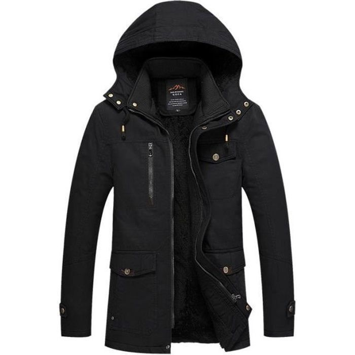 Veste Chaude à Capuche Doublée Polaire The Big Chill - Taille 3T - Motif 