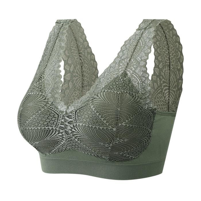 Lot de 4 Soutien-Gorge d'entraînement sans Couture pour Filles, Soutien-Gorge de Sport Confortable et décontracté en Lycra avec Réglable Haut à