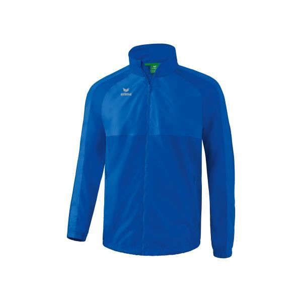 veste imperméable - erima team - bleu royal - homme - multisport - manches longues - 1200mm d'étanchéité