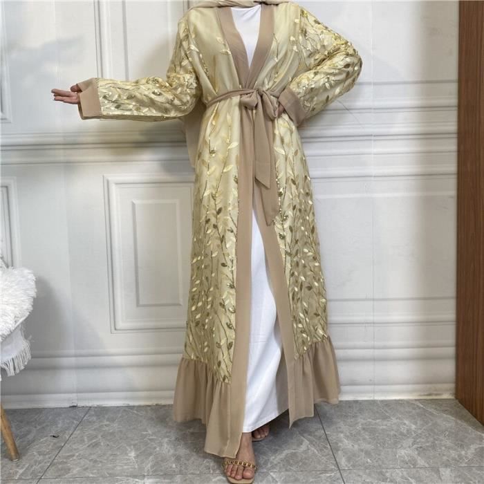 2XL Abaya dubaï robe musulmane Kimono Long rouge Maxi Cardigan Ramadan 2XL Abaya dubaï robe musulmane Kimono Long rouge Maxi Cardigan Ramadan