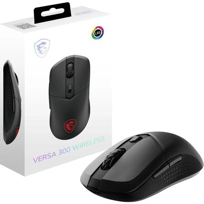 Souris gamer sans fil Bluetooth/24 GHz/USB - MSI VERSA 300 Wireless - Noir