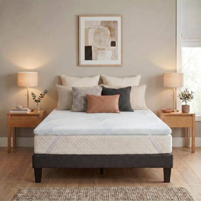 Surmatelas Viscotouch 160x200 cm - Mémoire de forme + gel thermorégulant - 5 cm