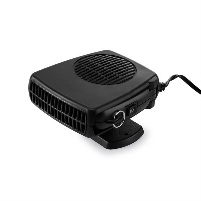 Chauffe Voiture, 12V 150W Chauffage De Voiture Portable Degivrant 2 En 1 Chauffe Voiture Rapide Rotatif A 360 Ventilateur De Chauffage Avec Fonctio 99359942