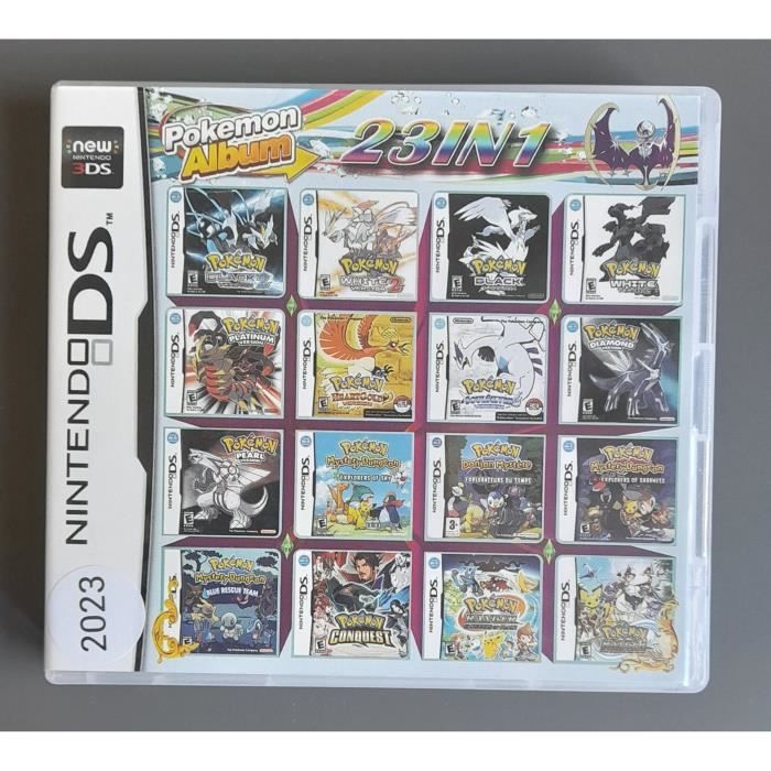 23Jeux en 1 NDS Jeu Lot Carte Super Combo Cartouche pour DS 2DS New 3DS XL modele 2023