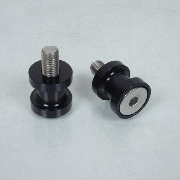 2x Diabolos CNC Aluminium M10x1.25 Pour Kawasaki Z750/S 2005-2013 - Noir