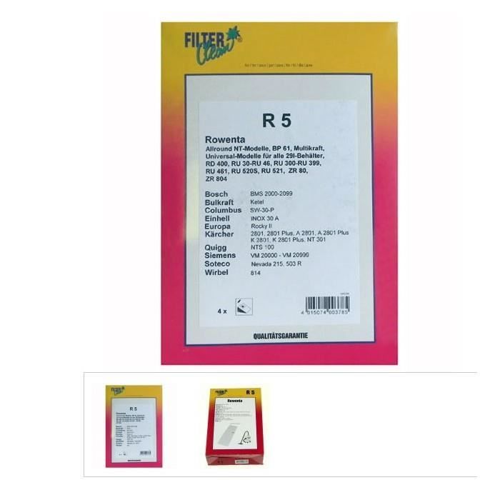 Rowenta Sac aspirateur papier x4 - vue 2