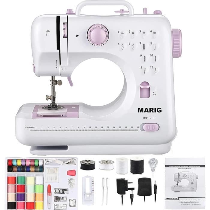 Machine à Coudre Ufesa SW1201 Facile – 12 Points De Couture, 2 Vitesses, Neuve