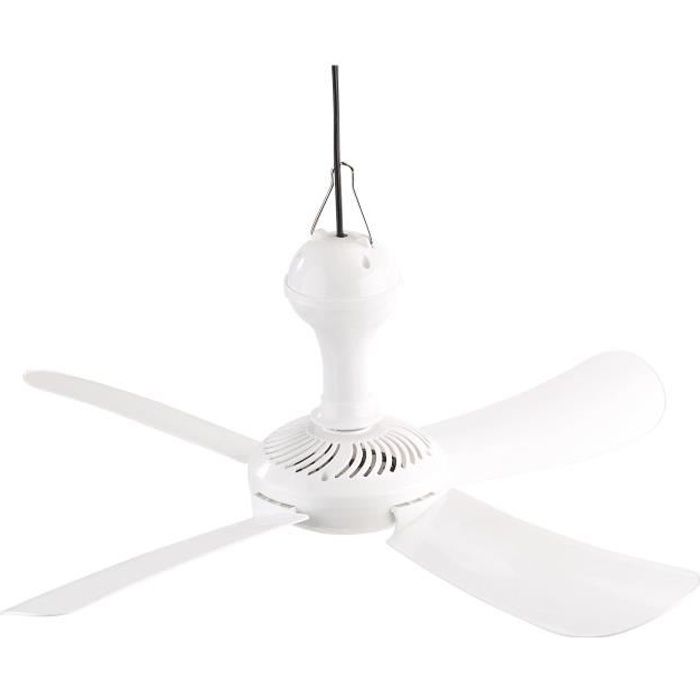 Ventilateur de plafond mobile - SICHLER HAUSHALTSGERATE - VT-151.D - 54 cm - 15 W - Blanc - Sichler Haushaltsgerate