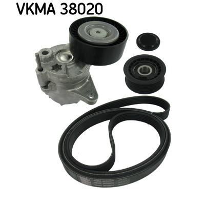 SKF Kit courroie d'accessoire VKMA 38020