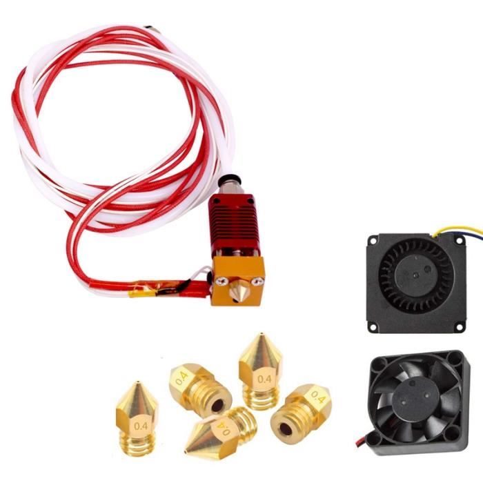 Kit Hotend Complet Avec Tige Chauffante 24V 0.4mm Pour Imprimante 3D Anet ET4 - 1.75mm