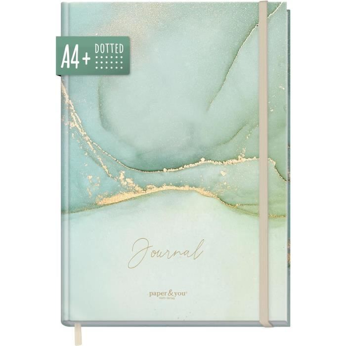 Häfft Bullet Journal à pois A5 avec élastique [Bloom every day] 156