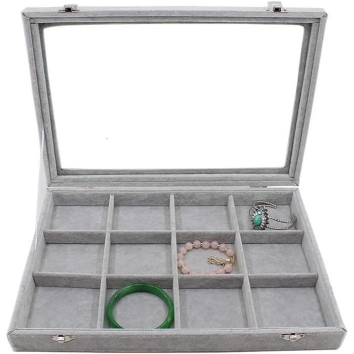 Boîte à Bijoux, Velours - Rose