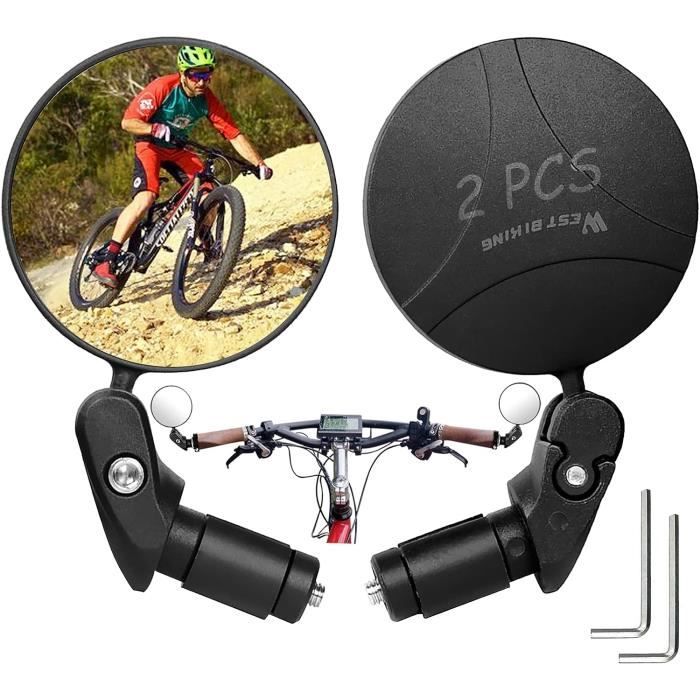 2 Pièces Retroviseur Velo Electrique Guidon Rotatif Retroviseurs