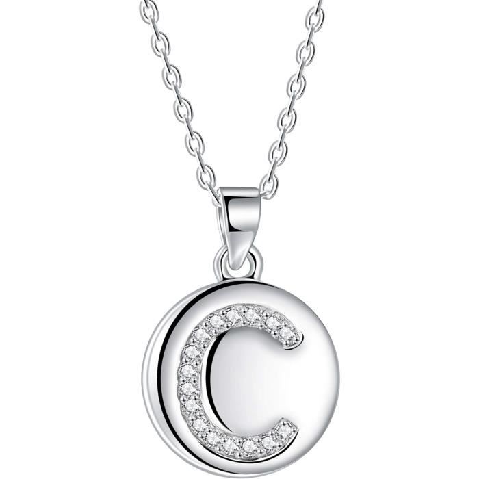 Bijou Femme Zircon Pendentif Collier Femme Argent 925 Avec Arbre