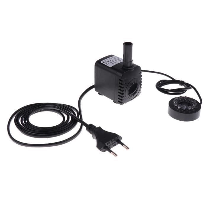 Pompe à Eau Submersible DAZZLEEX 12V JT-500 DC - Compacte Bleue 600L/H, 5m De Hauteur, Idéale Voiture & Jardin