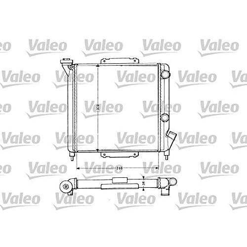 Radiateur de moteur - VALEO - 883959 - RAD MOT RENAULT Express Super 5 R11