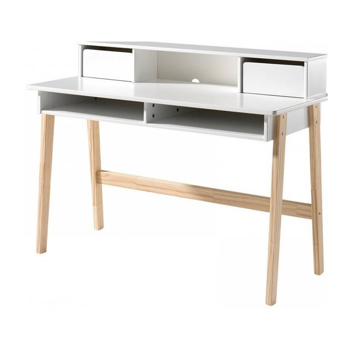 KIDDY Bureau bois massif laqué blanc - VIPACK - Bois composite - Dès 6 ans KIDDY Bureau bois massif laqué blanc - VIPACK - Bois composite - Dès 6 ans