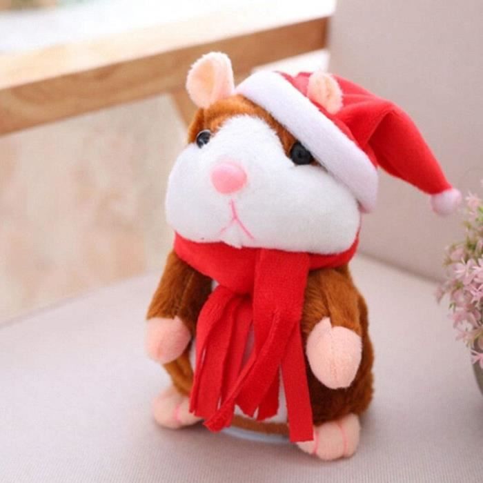 hamster parlant peluche