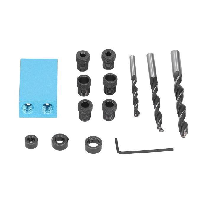 Trou de Poche Jig et Face Cadre Pince Kit avec Constructeurs 500 Pack