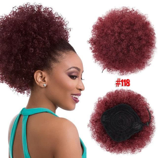 Tissage Chignon Queue De Cheval Africain