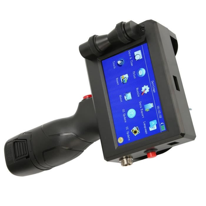 RHO- Mini imprimante Imprimante à jet dencre portable Écran tactile LCD 43 pouces 3 précision réglable Prise en charge de