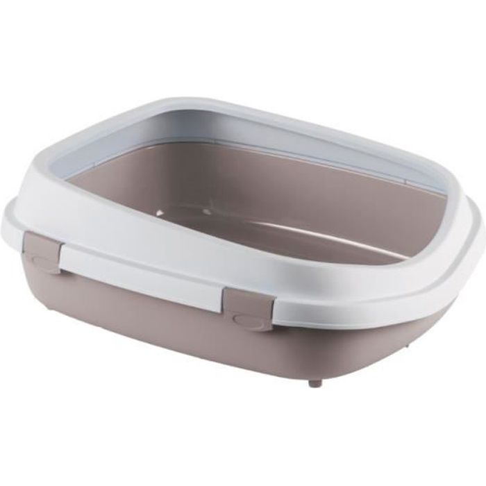 Bac A Litiere Chat Queen Xxl Gris Rose Zolux Cdiscount Animalerie