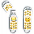 Clé USB - INTEGRAL - EMOJI - 16 Go - Jaune-1