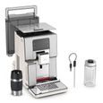 KRUPS Machine à café grains, Cafetière expresso, Cappuccino, Acier inoxydable brossé, 21 boissons chaudes ou froides EA877A10-1