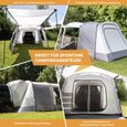 Skandika Pitea XL Up - Tente de hayon tente arrière de camping Auvent SUV, Caddy, voiture - 4 personnes - Tente Autoportante-1
