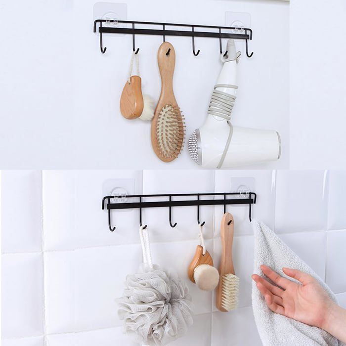 Lot De 2 Porte Ustensiles Cuisine,Barre Cuisine Ustensile,Support