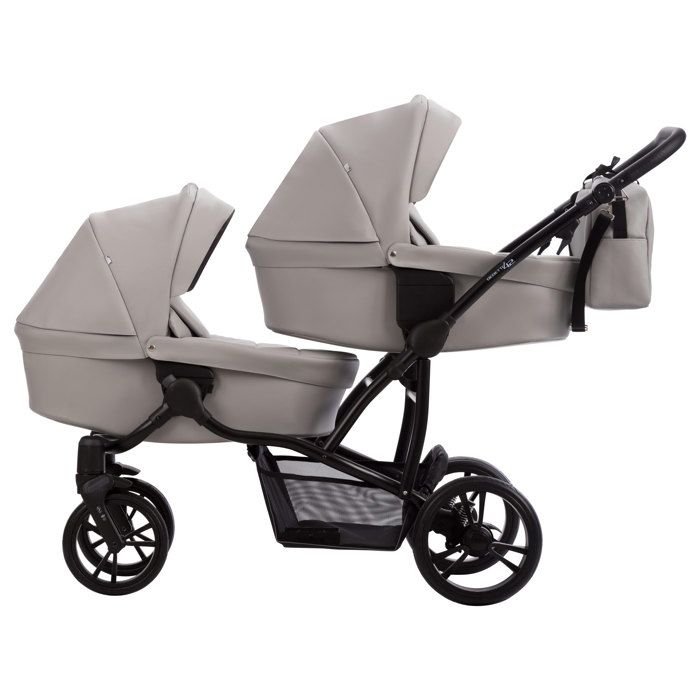 Poussette combinee 3 en 1 pour jumeaux Bebetto42 PRO nouvelle version 2024 Gris 2 nacelles 2 hamacs 2 sieges auto i Size. Cdiscount Puericulture Eveil bebe