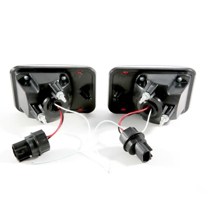 Feux Antibrouillard Arrière Pour Jeep JK (2007-2017) - 2 Pièces LED 6500K Haute Luminosité, étanche IP67 - 6