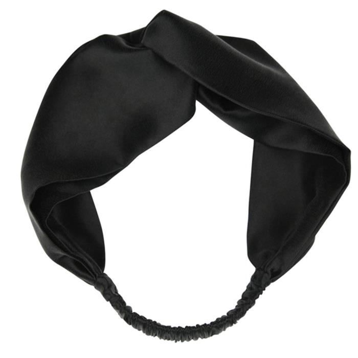CareforYou 2 pièces Bandeau pour cheveux unisexe noir ondulé en métal dur,  accessoire cheveux pour femme ou homme