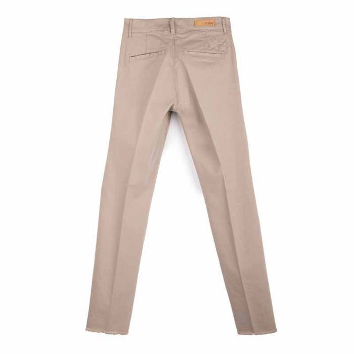 Pantalon slim galons irises Femme HAPPY Beige Cdiscount Pret a Porter