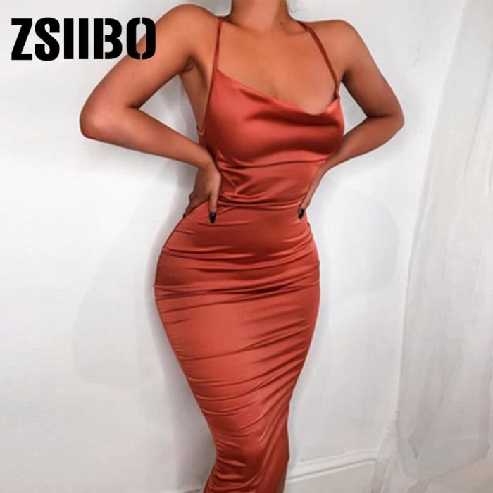 Tenue shop satin femme
