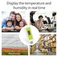 Enregistreurs de température et d'humidité à affichage LED portables Mini hygromètre à thermomètre multifonctionnel YMP-20ED-2