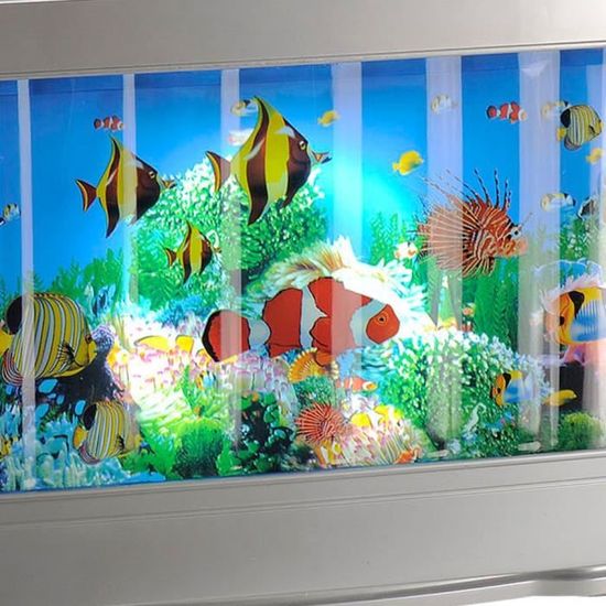 Verwarren Als reactie op de Mens Décoration éclairé LED chambre d'enfants lampe de table DEL éclairage  aquarium poisson - Cdiscount Maison