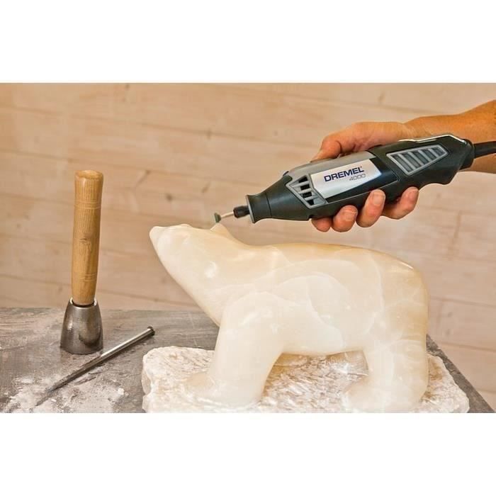 Dremel 4485 Kit 4 Pinces + Écrou + 4486 Mandrin Universel Autoserrant 0.8-3.2 Mm – Accessoires Rotatif