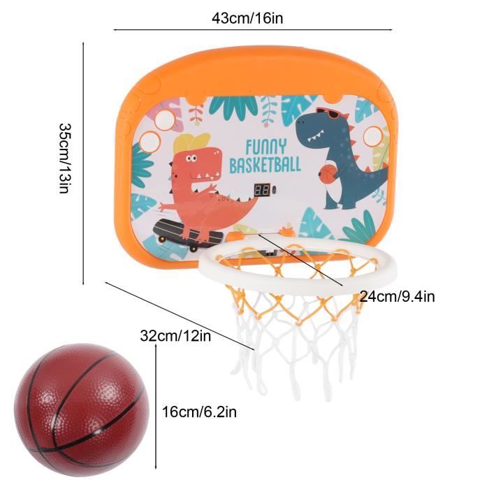 JNG® Panier de basket d'intérieur Panier de basket intérieur enfants dessin  animé mignon panier de basket avec tableau de bor 111640