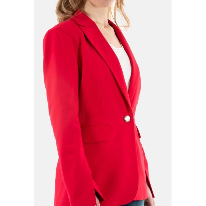 Blousons et vestes morgan 241 veby.f rouge Cdiscount Pret a Porter