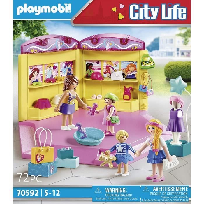 70592 - Playmobil City Life - La Boutique de Mode pour enfants Playmobil :  King Jouet, Playmobil Playmobil - Jeux d'imitation & Mondes imaginaires