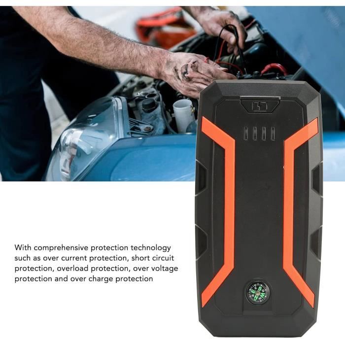 Dpofirs Chauffage Portable alimenté par Batterie, Chauffage de Voiture 2500mAh 170 W, Petits Radiateurs électriques à Thermostat, pour Toutes les