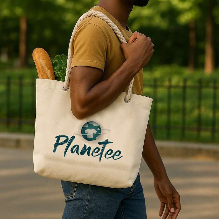 Sac De Plage En Coton Avec Anses Corde – Impression “J’peux Pas”, Grand Volume 23L, Cadeau Anniversaire Ou Noël