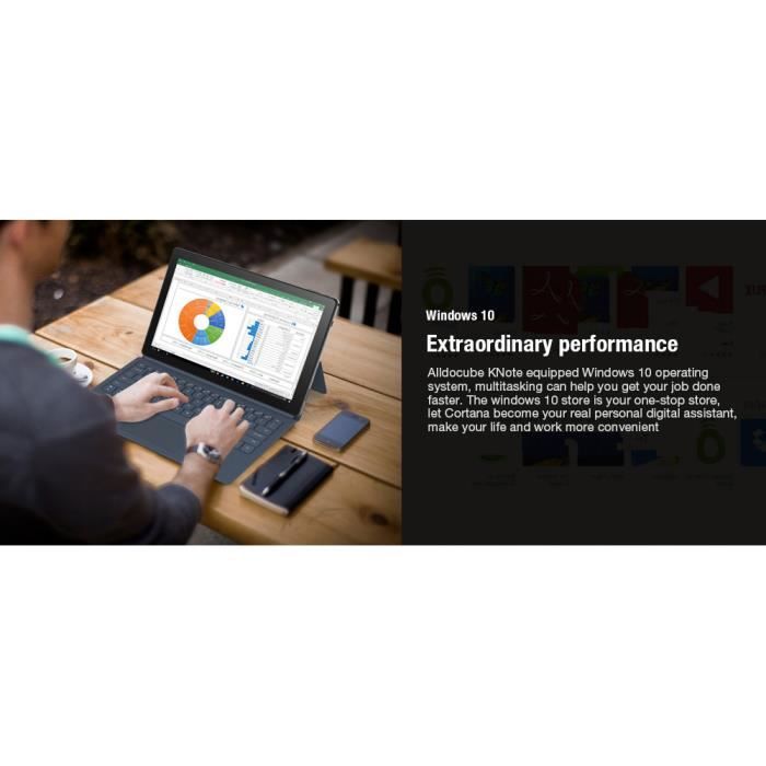 Tablette tactile 2 en 1 -  KNote Go - 11.6''3