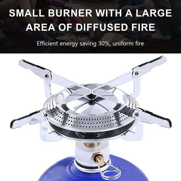 Réchaud Camping Gaz Specialist+ - 4800W, Allumage Auto - Acier Inox - Pour Cartouches 7/16 - Cuisine Outdoor