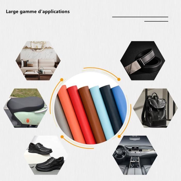 Réparation Cuir Patch Autocollant En Cuir Synthétique - 60 X 200 Cm - Pour La Réparation Des Canapés, Sacs à Main, Vestes, Sièges De Voiture, Meubles - Noir Patch Réparation Simili Cuir Autocollant Réparation Cuir Patch Autocollant En Cuir Synthétique - 60 X 200 Cm - Pour La Réparation Des Canapés, Sacs à Main, Vestes, Sièges De Voiture, Meubles - Noir Patch Réparation Simili Cuir Autocollant